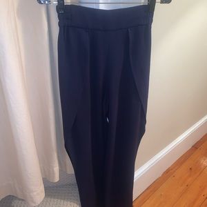JONATHAN SIMKHAI HIGH WAISTED SIDE SLIT PANT